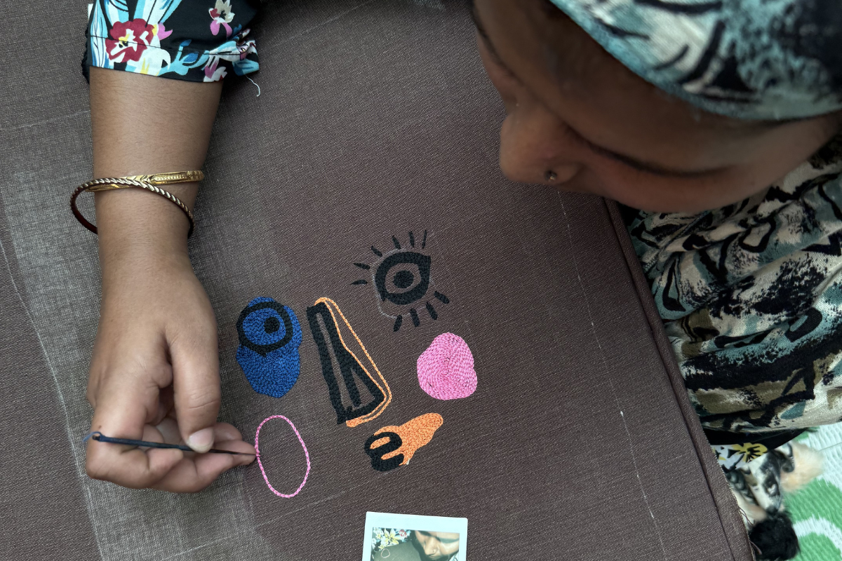 The Interesting Reverse Embroidery Technique: Aari Hand-Embroidery