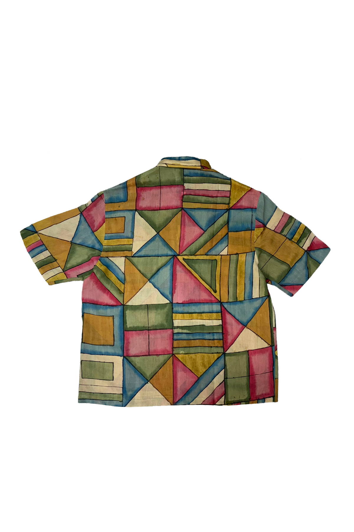 Holiday Shirt – Tetris II Hand-Painted 'Kalamkari'