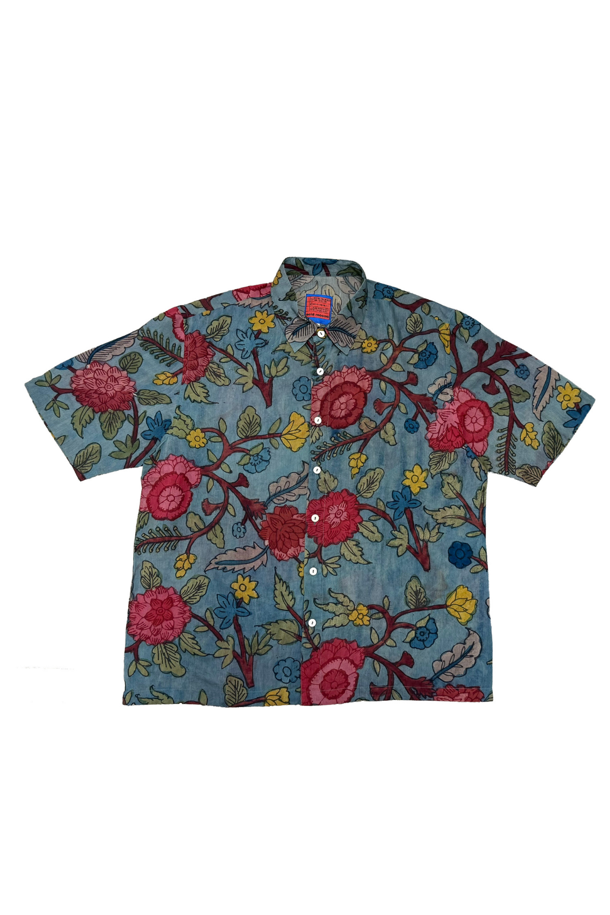 Holiday Shirt – Twilight Bazaar Hand-Painted 'Kalamkari'
