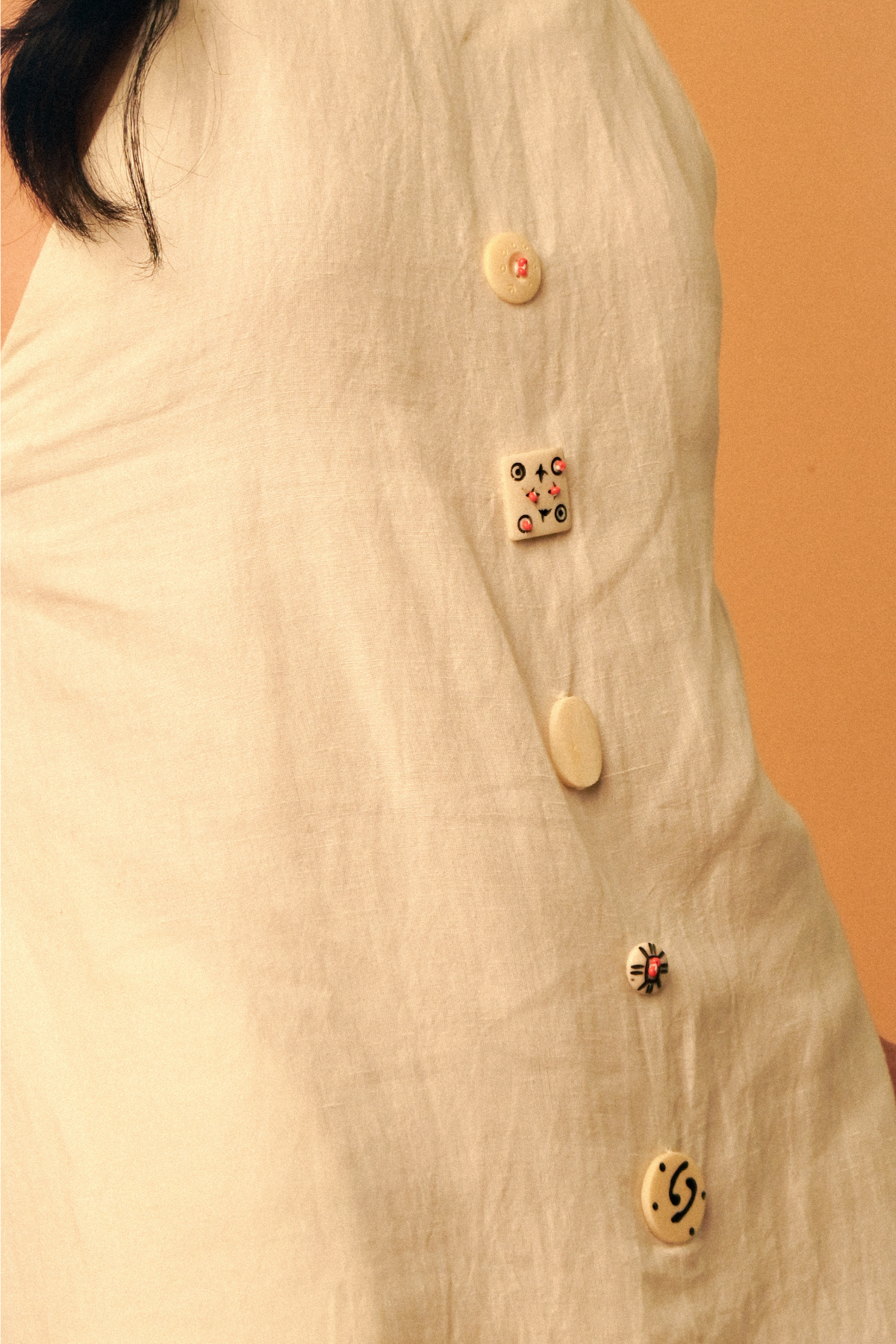 Fortune Dress in 'Handloom Cotton Linen'