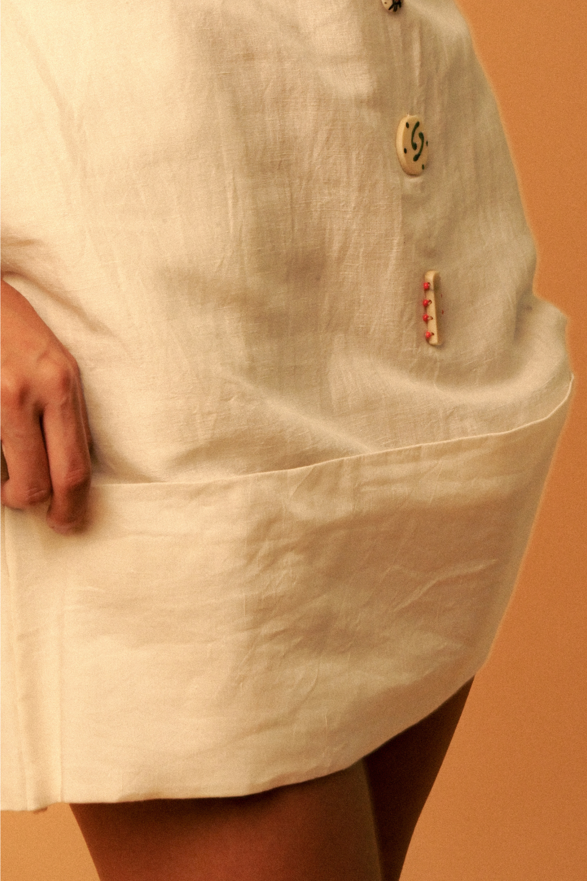 Fortune Dress in 'Handloom Cotton Linen'