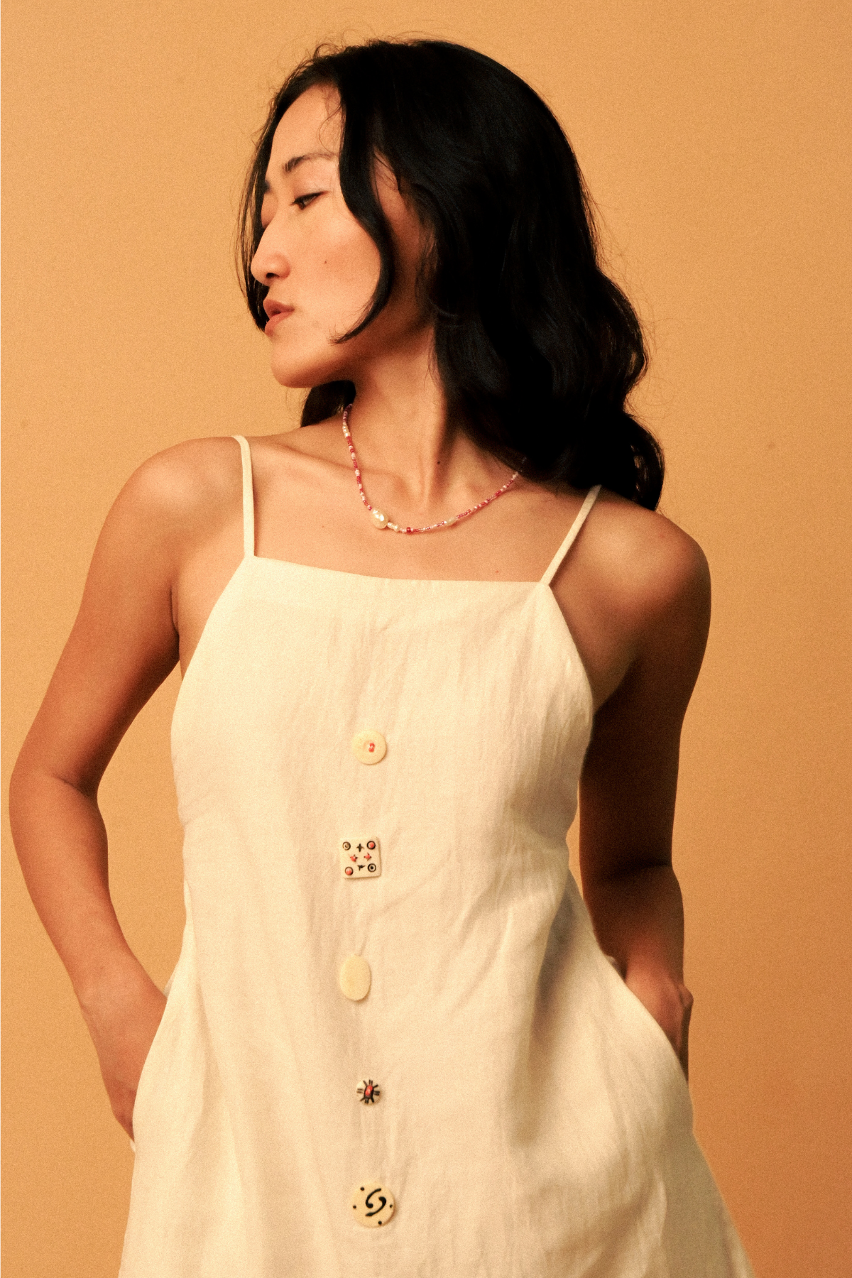 Fortune Dress in 'Handloom Cotton Linen'