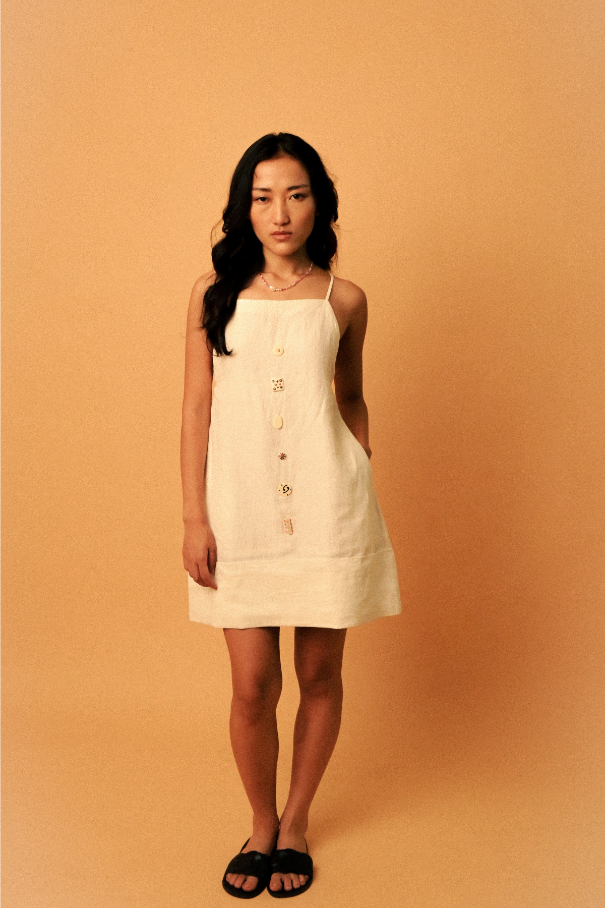 Fortune Dress in 'Handloom Cotton Linen'