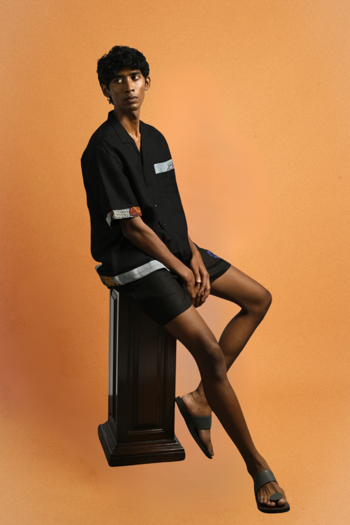 Taj Shirt & Napa Shorts Set - Nero