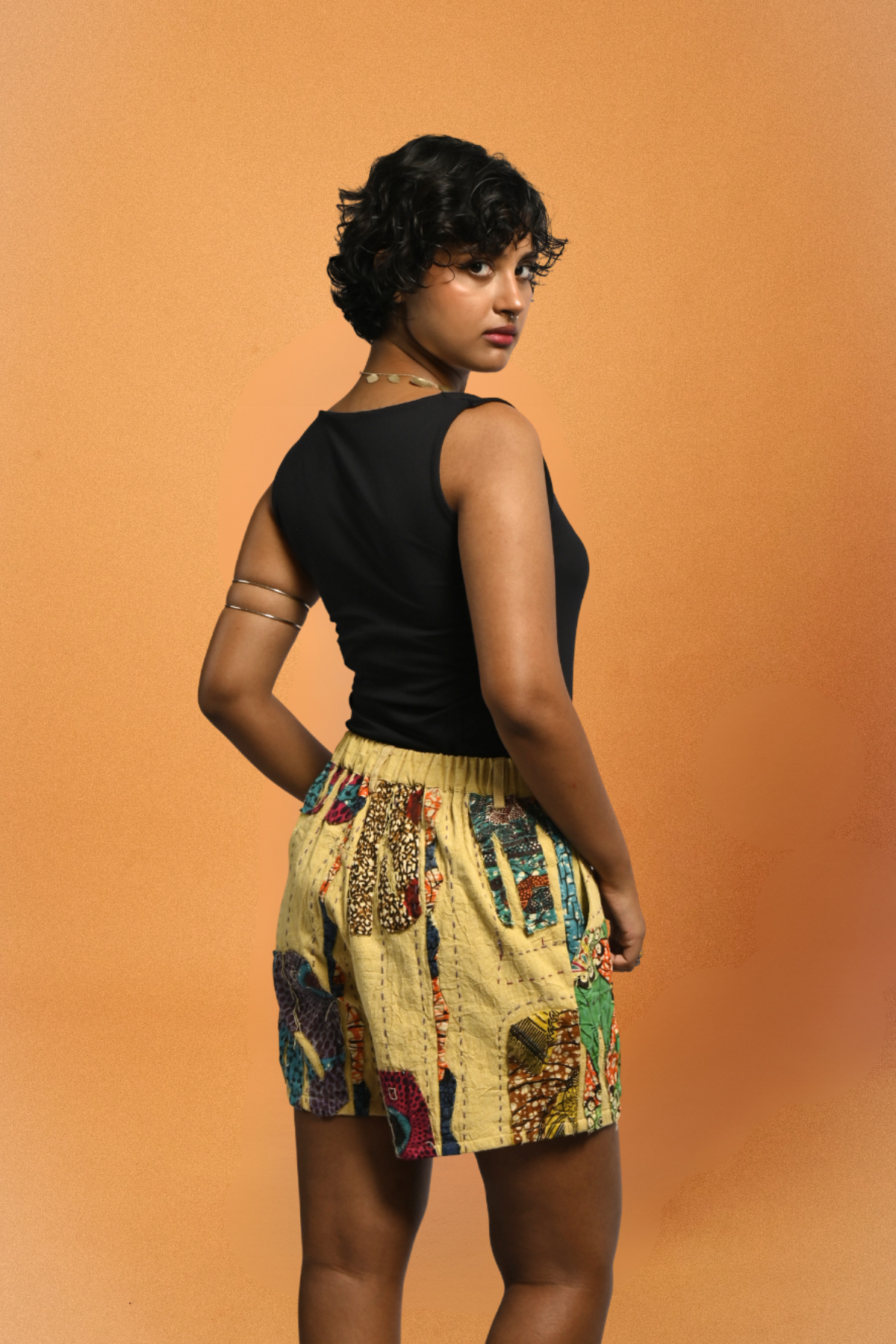 Tusker 'Kantha Appliqué' Shorts