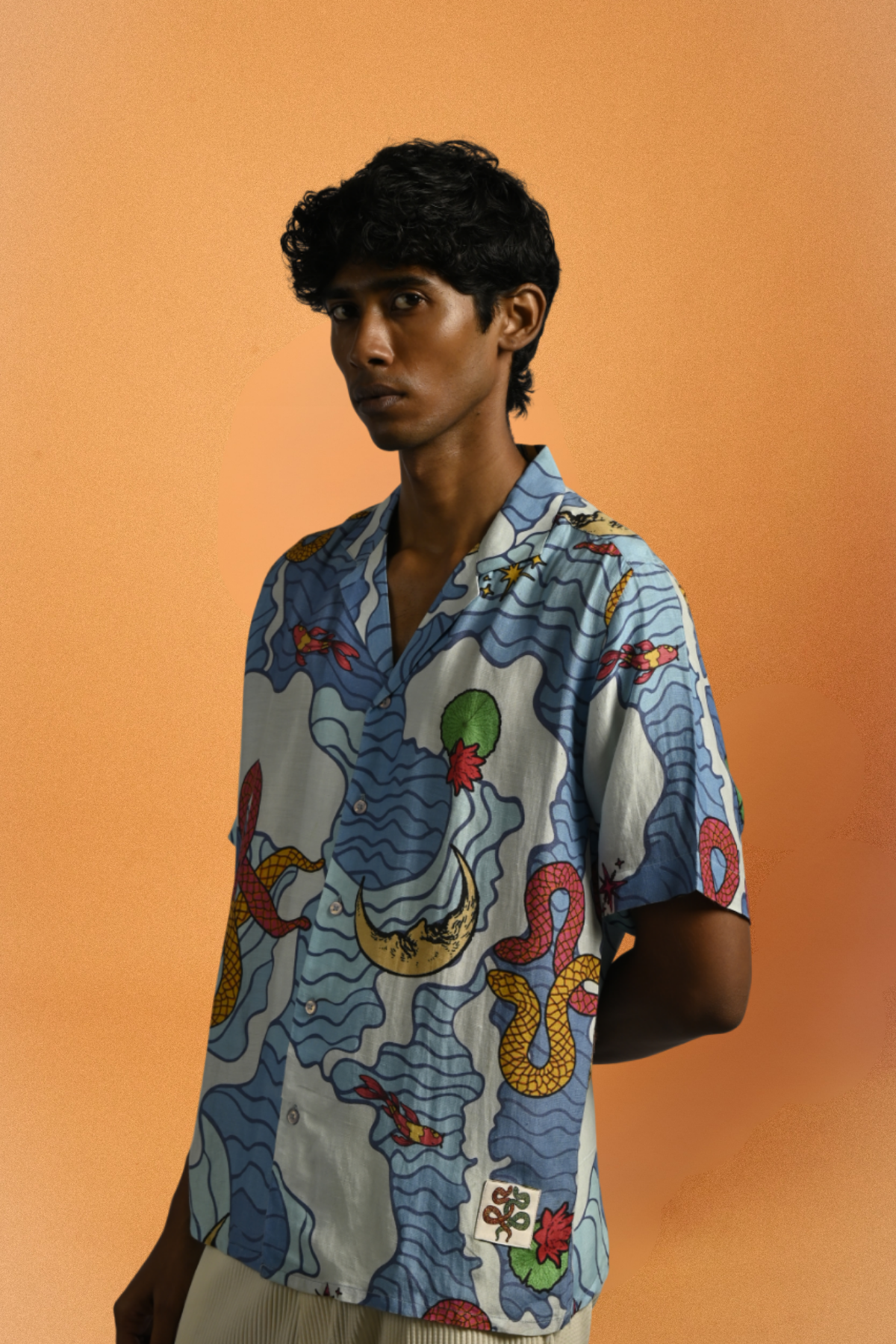 Taj Shirt – Kundalini Print in 'Bemberg'