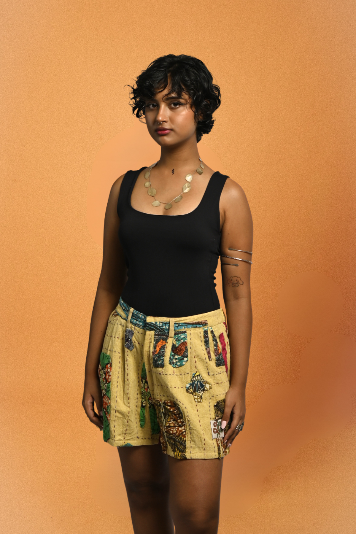 Tusker 'Kantha Appliqué' Shorts
