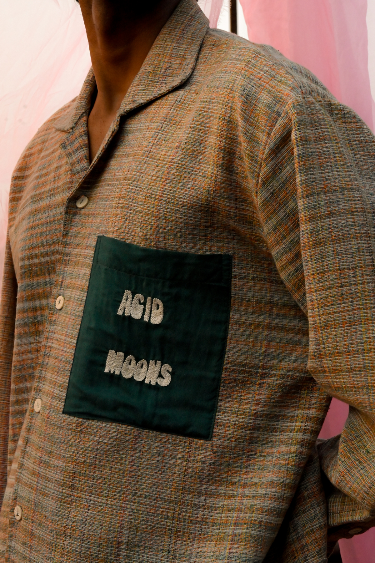 Earth Shirt – Multicolored Handwoven in 'Khadi'