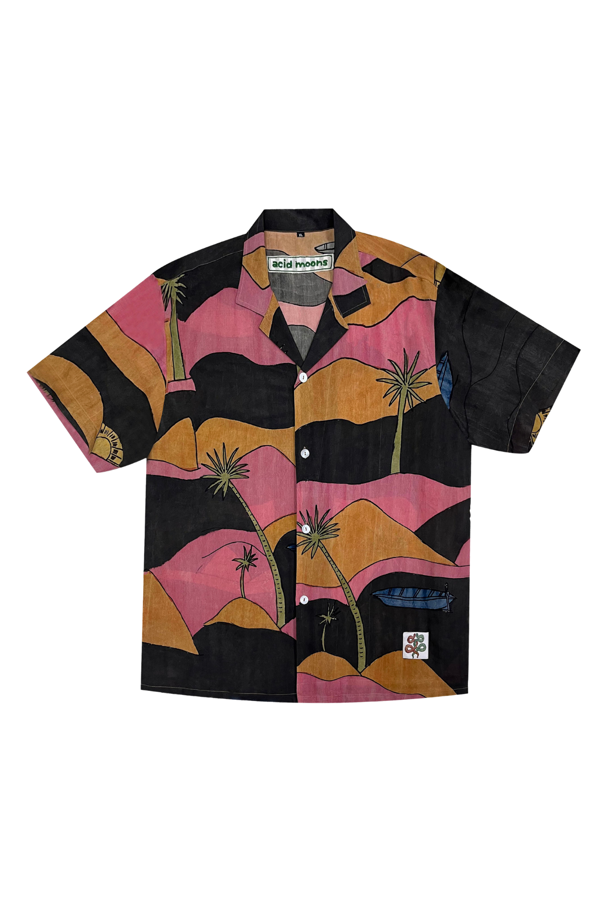 Kalam Shirt – Nicobar Breeze Hand-Painted in 'Kalamkari'