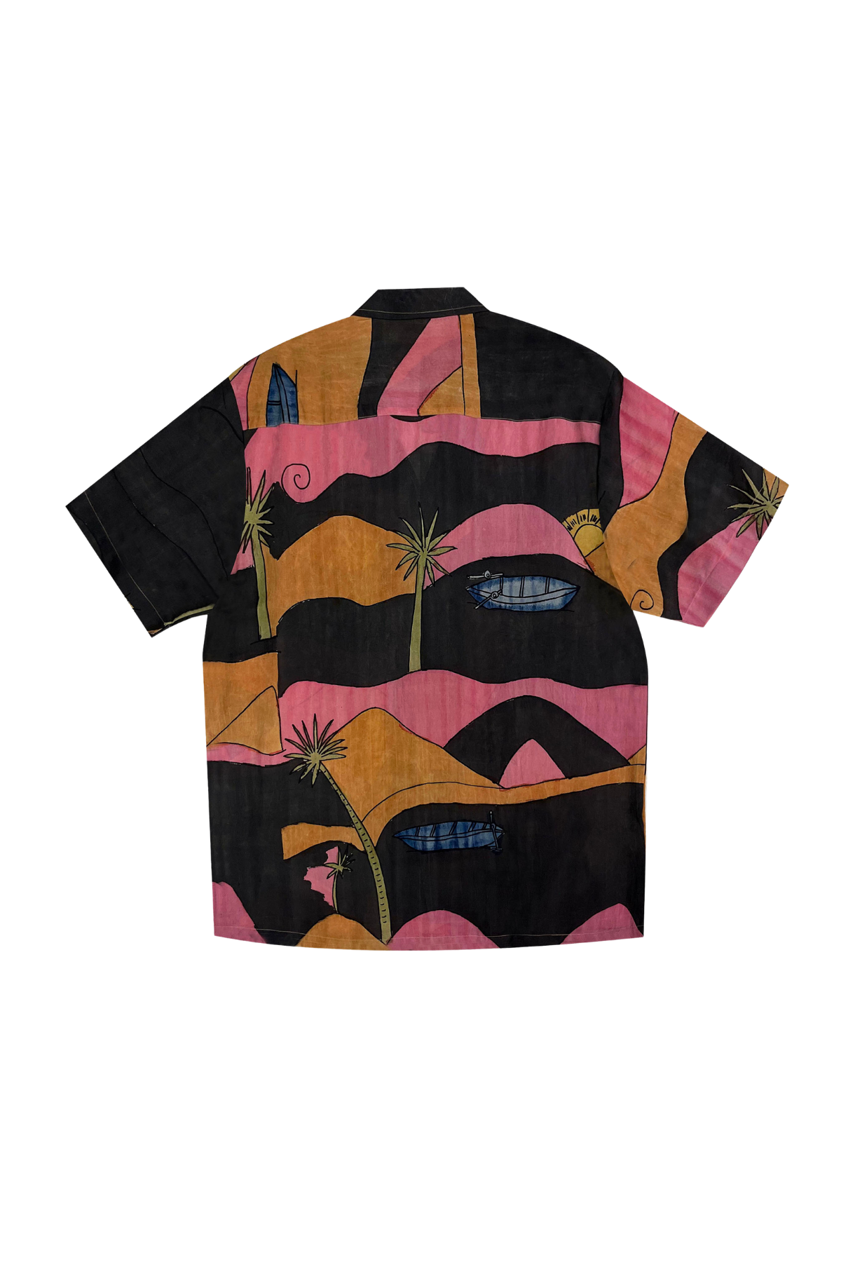 Kalam Shirt – Nicobar Breeze Hand-Painted in 'Kalamkari'