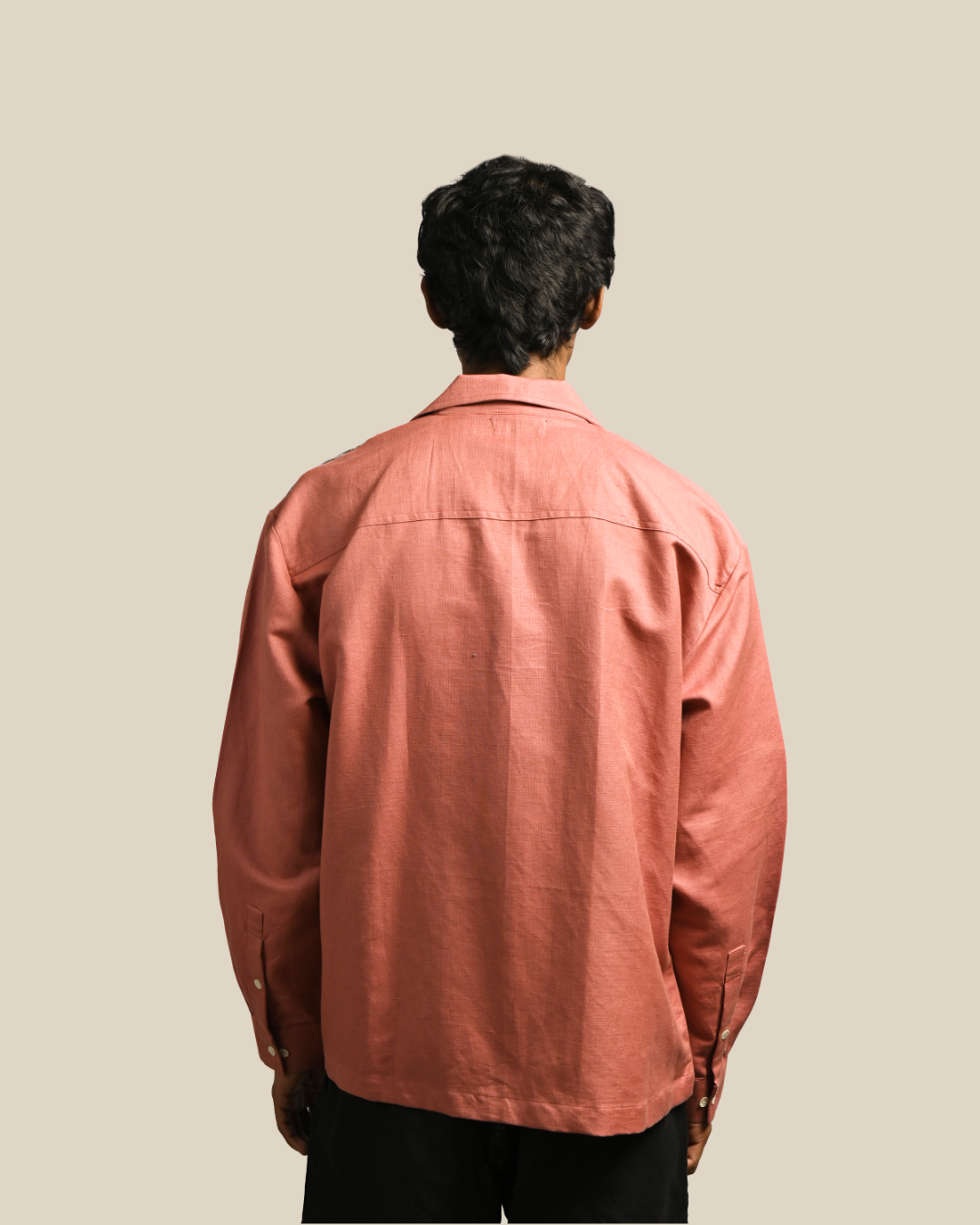 Earth Shirt – African Batik & Linen II