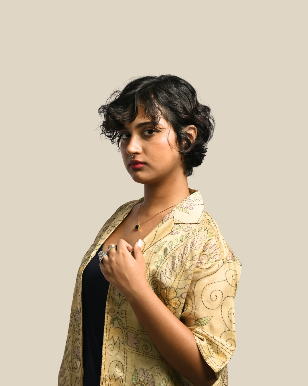 Kalam Shirt – 'Nakshi Kantha'