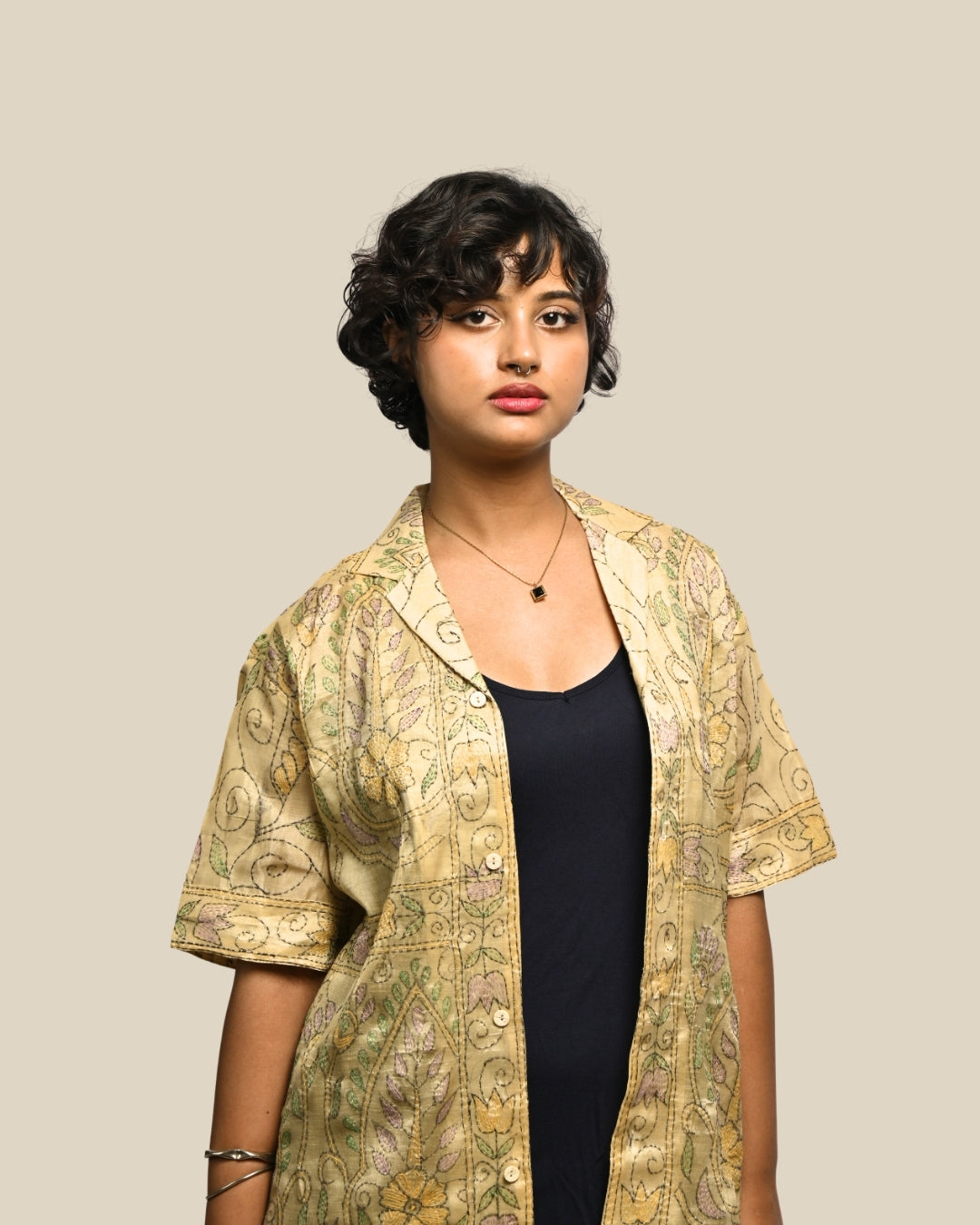 Kalam Shirt – 'Nakshi Kantha'