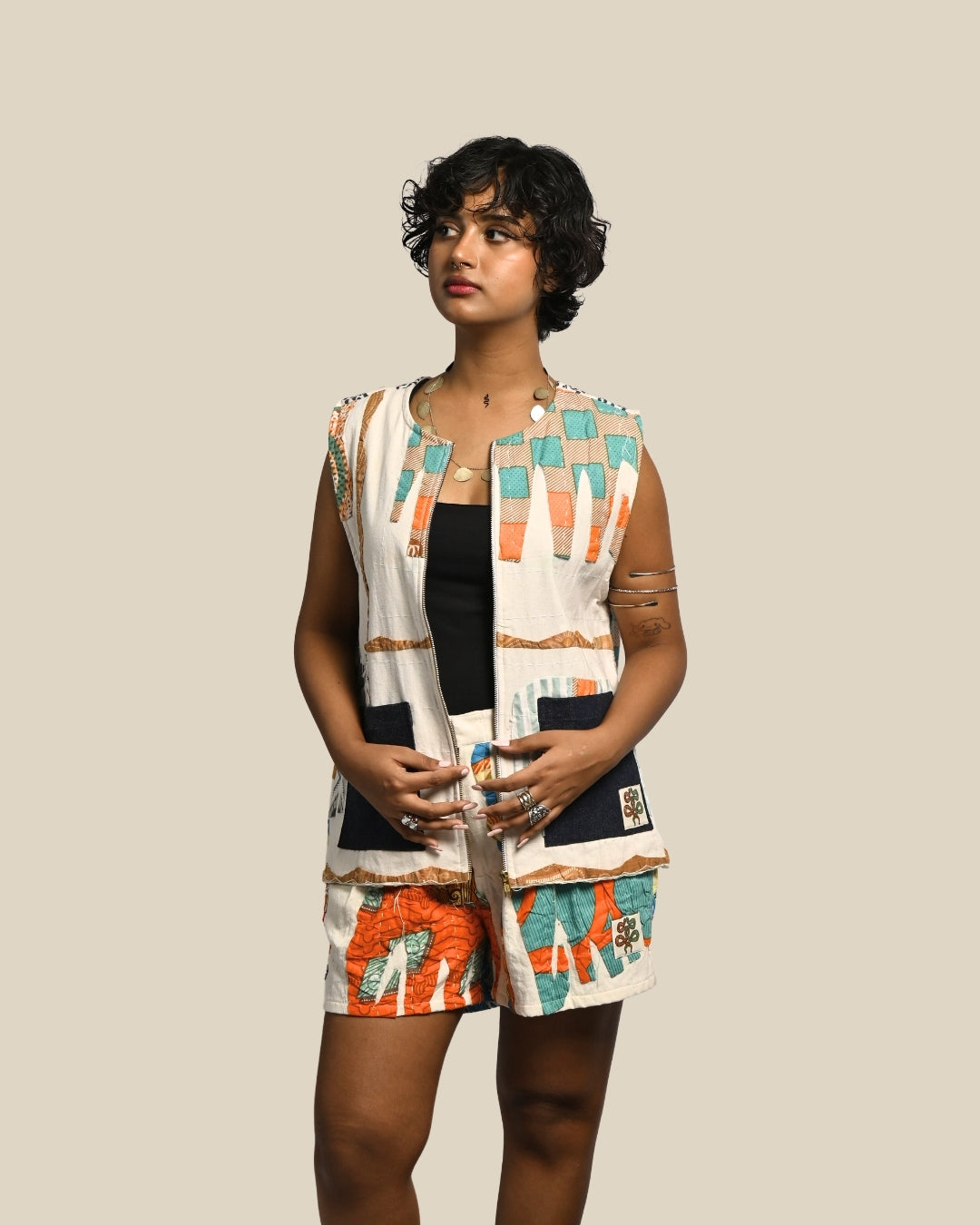 Forest Vest & Tusker Shorts - Set