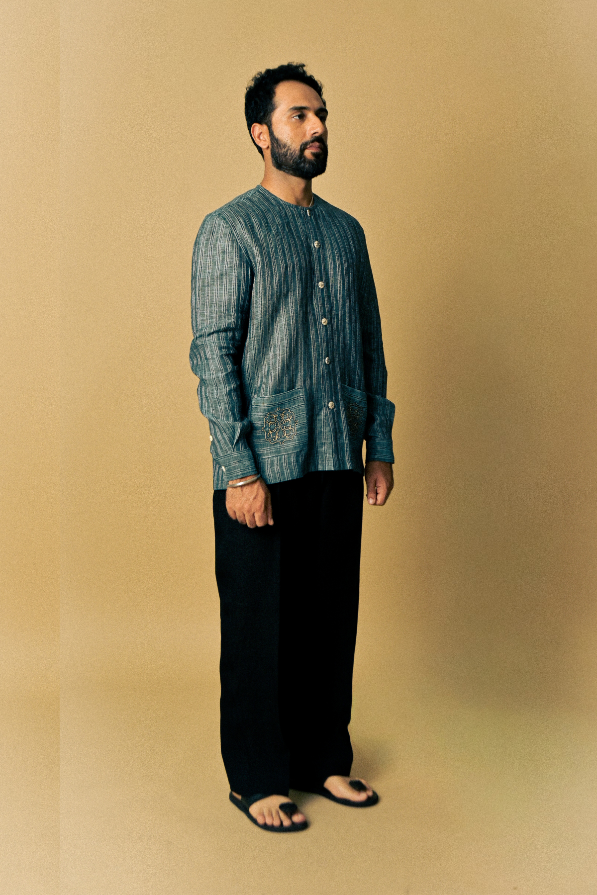 Amulet Shirt In 'Handloom Linen'
