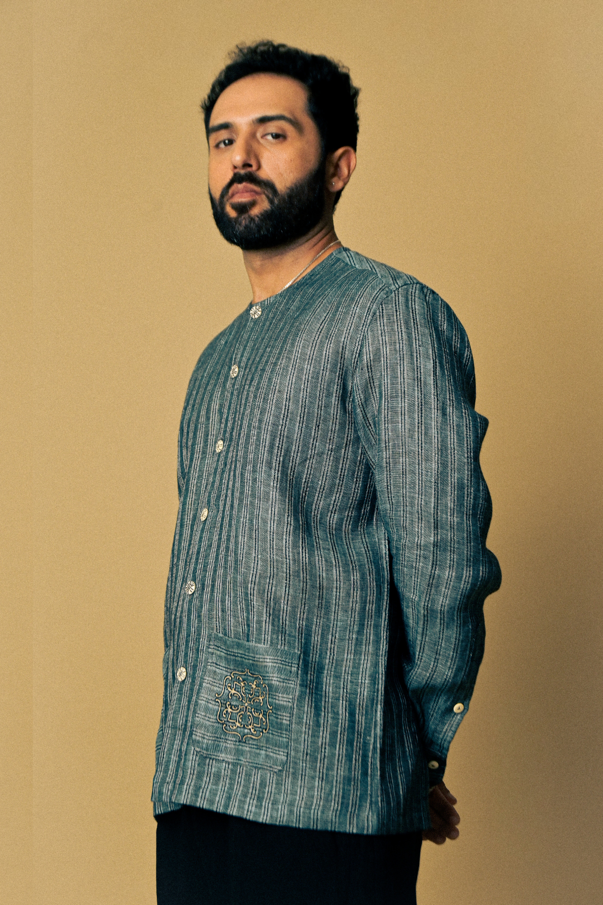 Amulet Shirt In 'Handloom Linen'