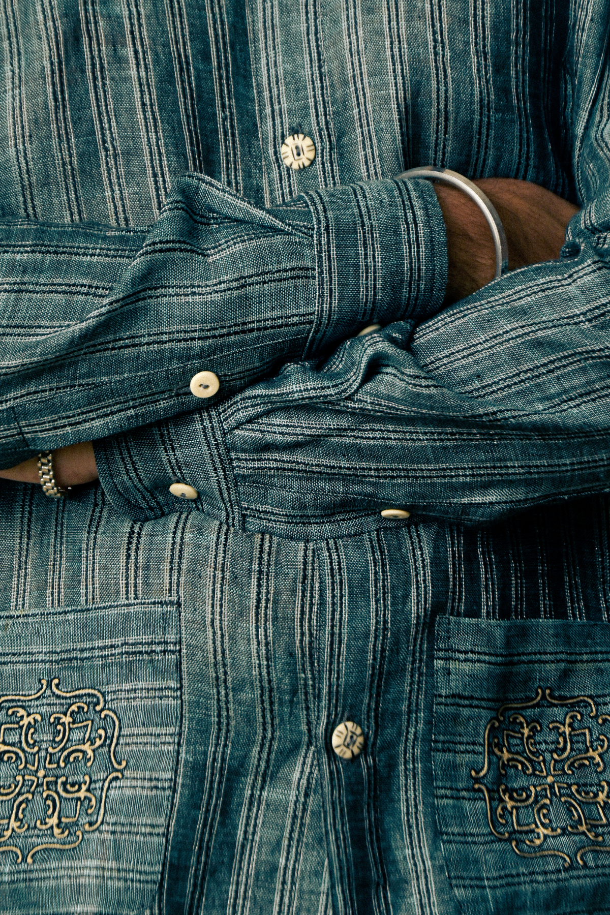 Amulet Shirt In 'Handloom Linen'