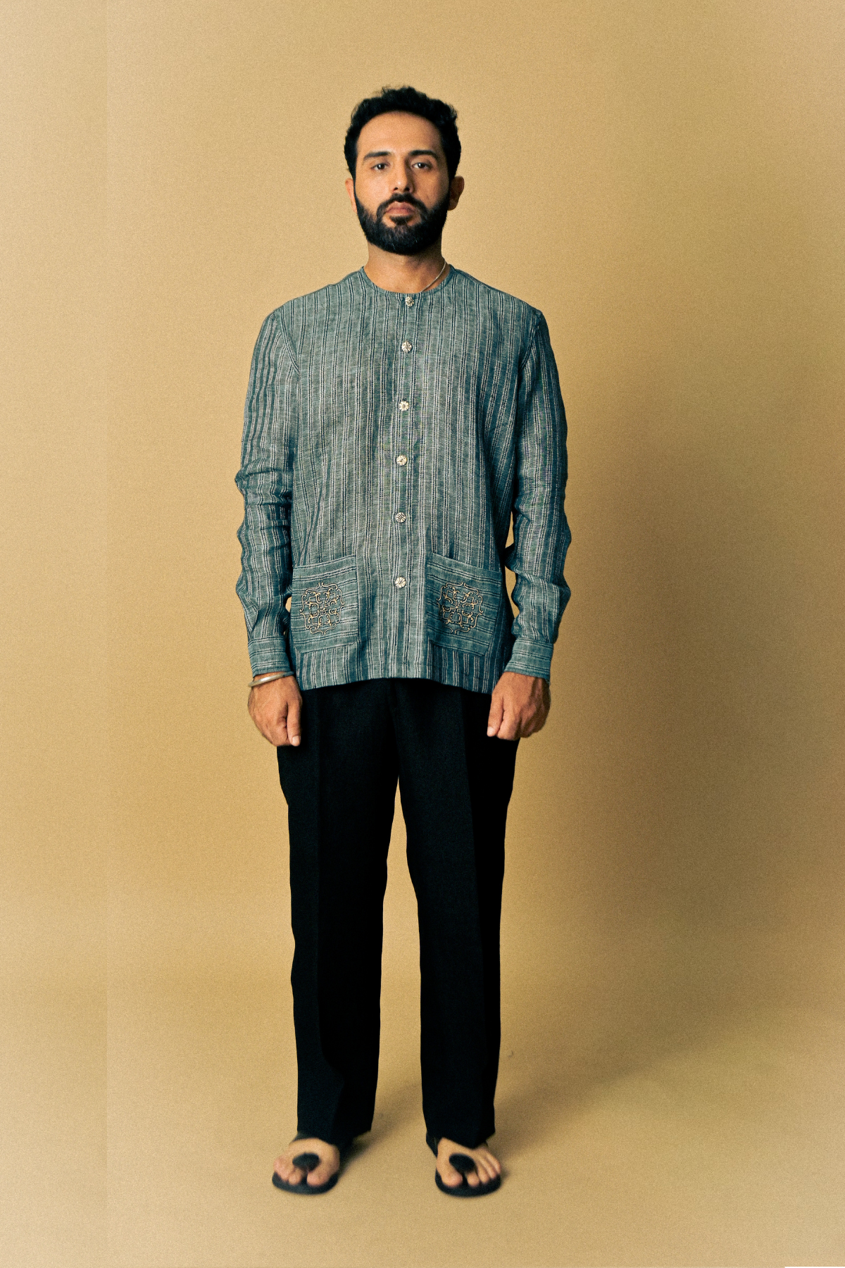 Amulet Shirt In 'Handloom Linen'