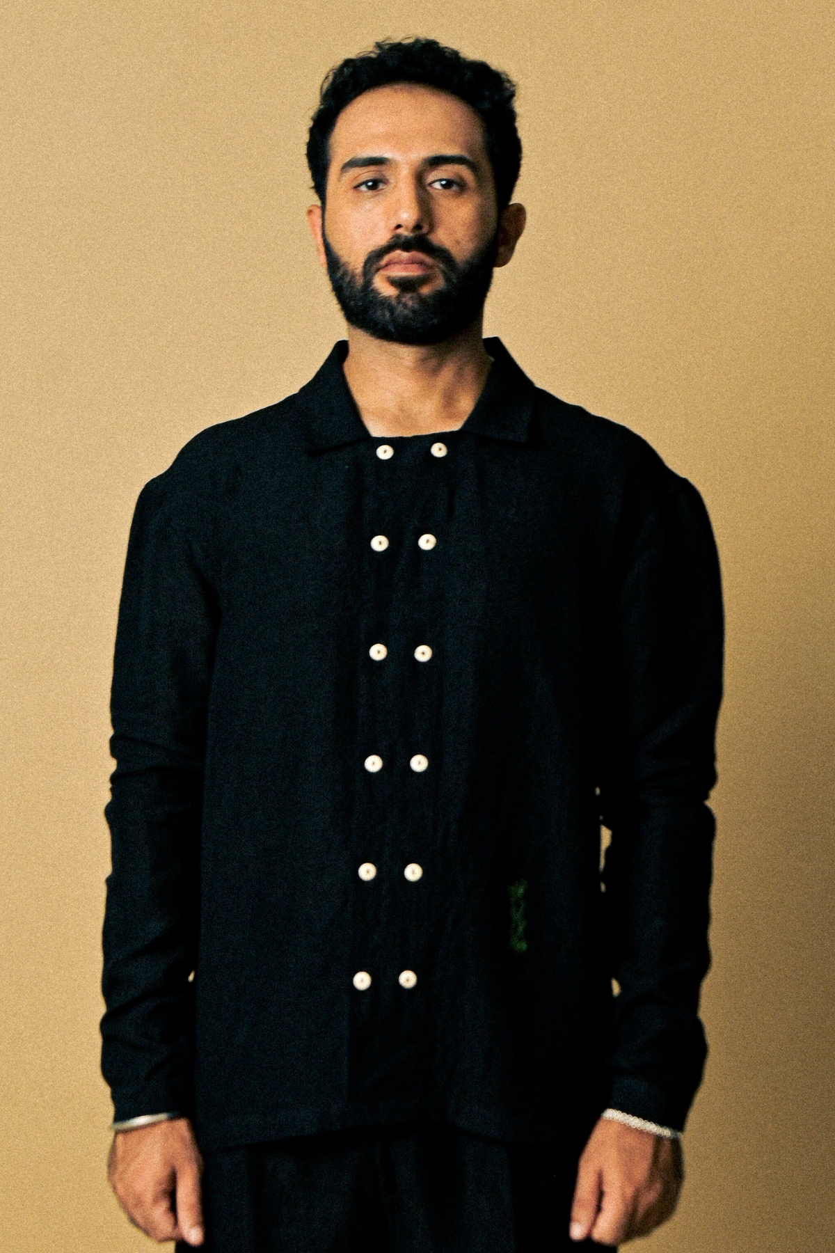 Eclipse Shirt In ‘Handloom Black Linen’