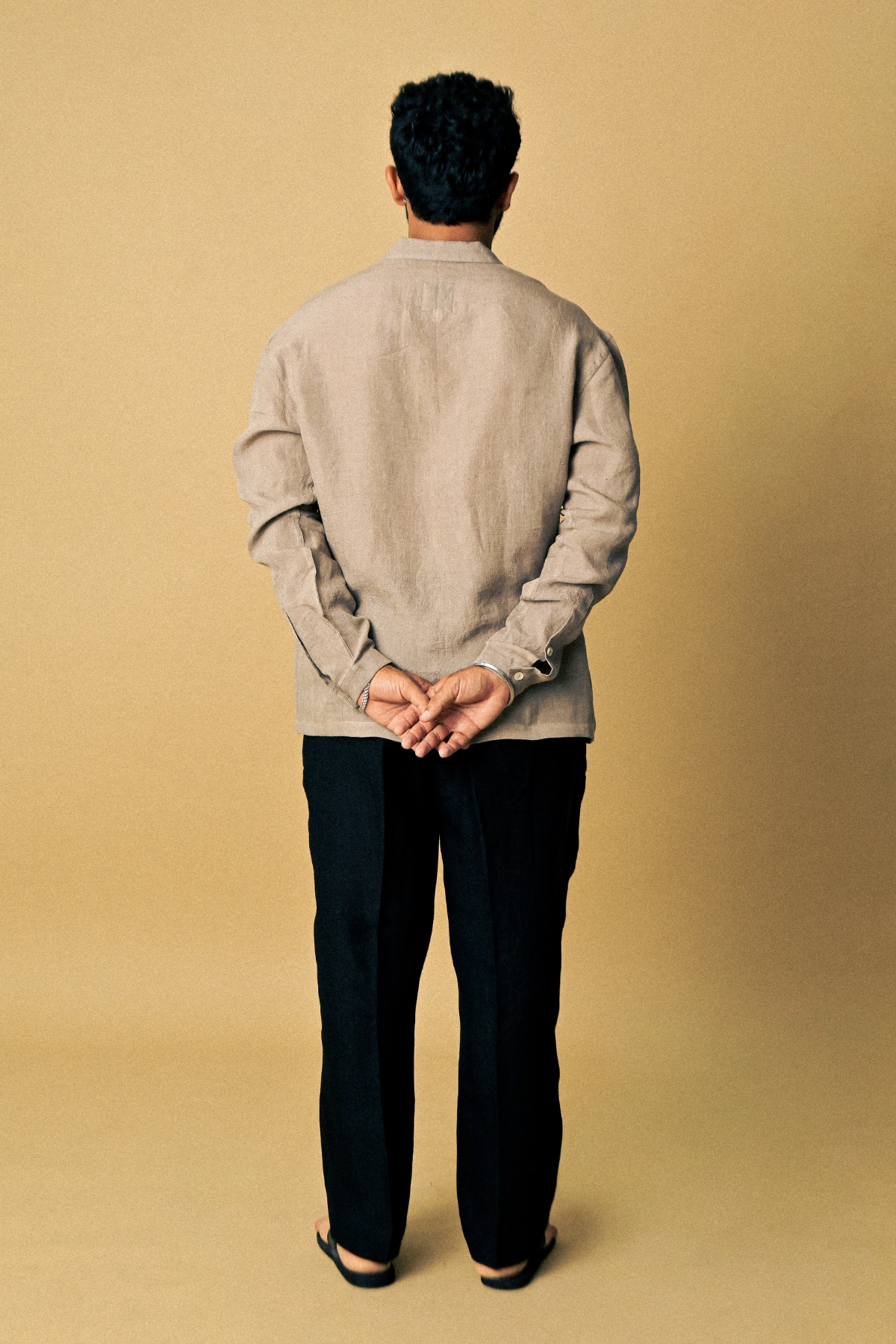 Eclipse Shirt In ‘Handloom Grey Linen’