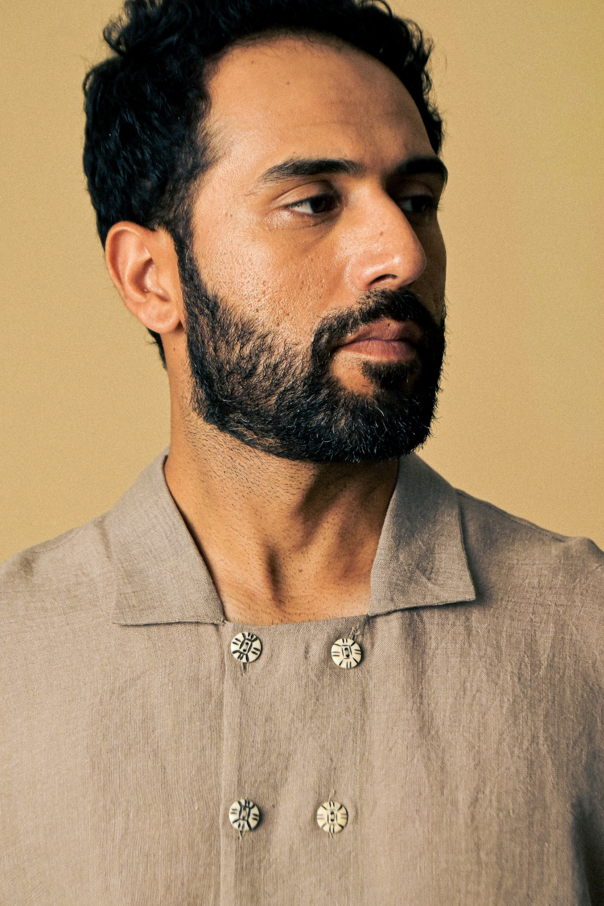 Eclipse Shirt In ‘Handloom Grey Linen’