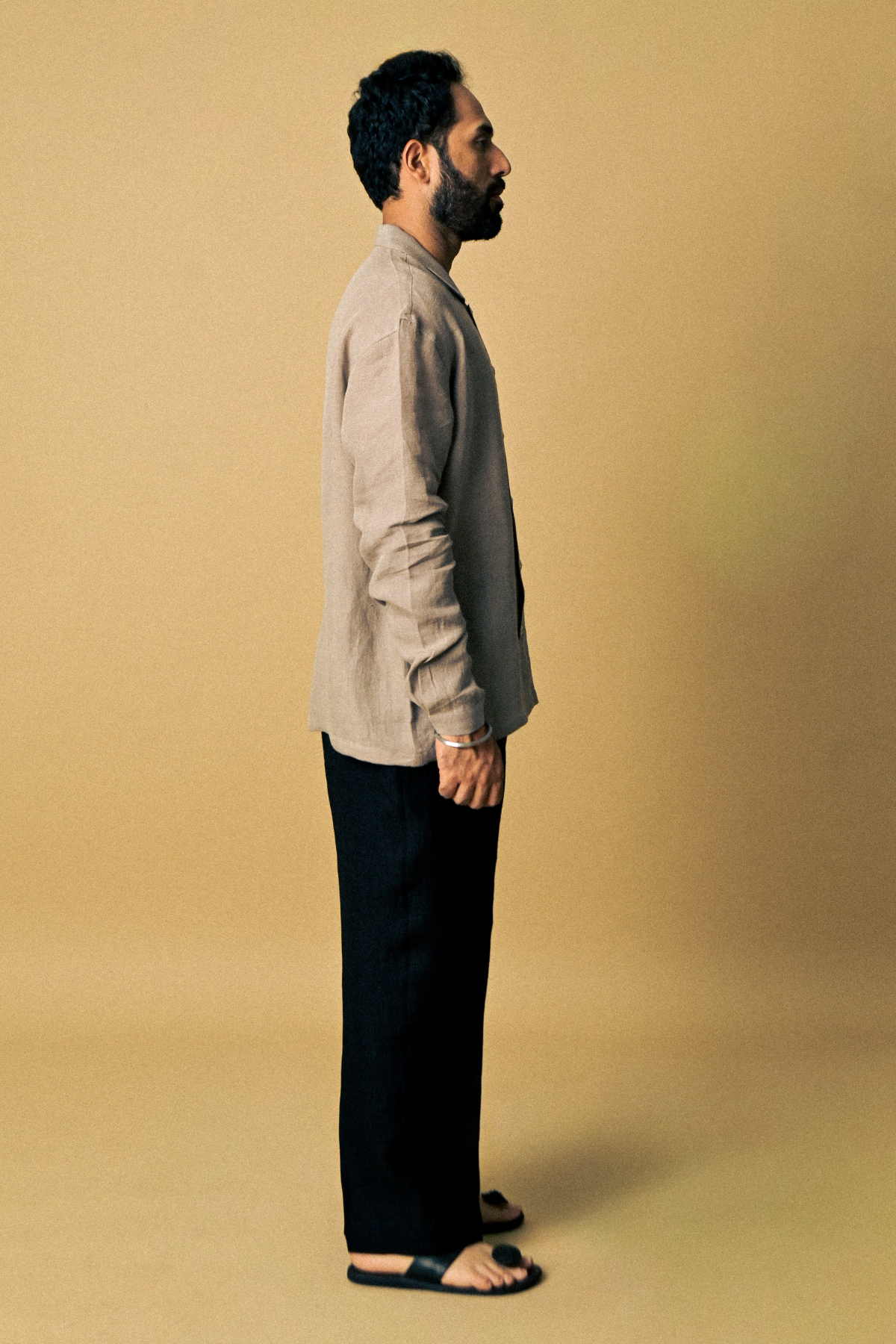 Eclipse Shirt In ‘Handloom Grey Linen’
