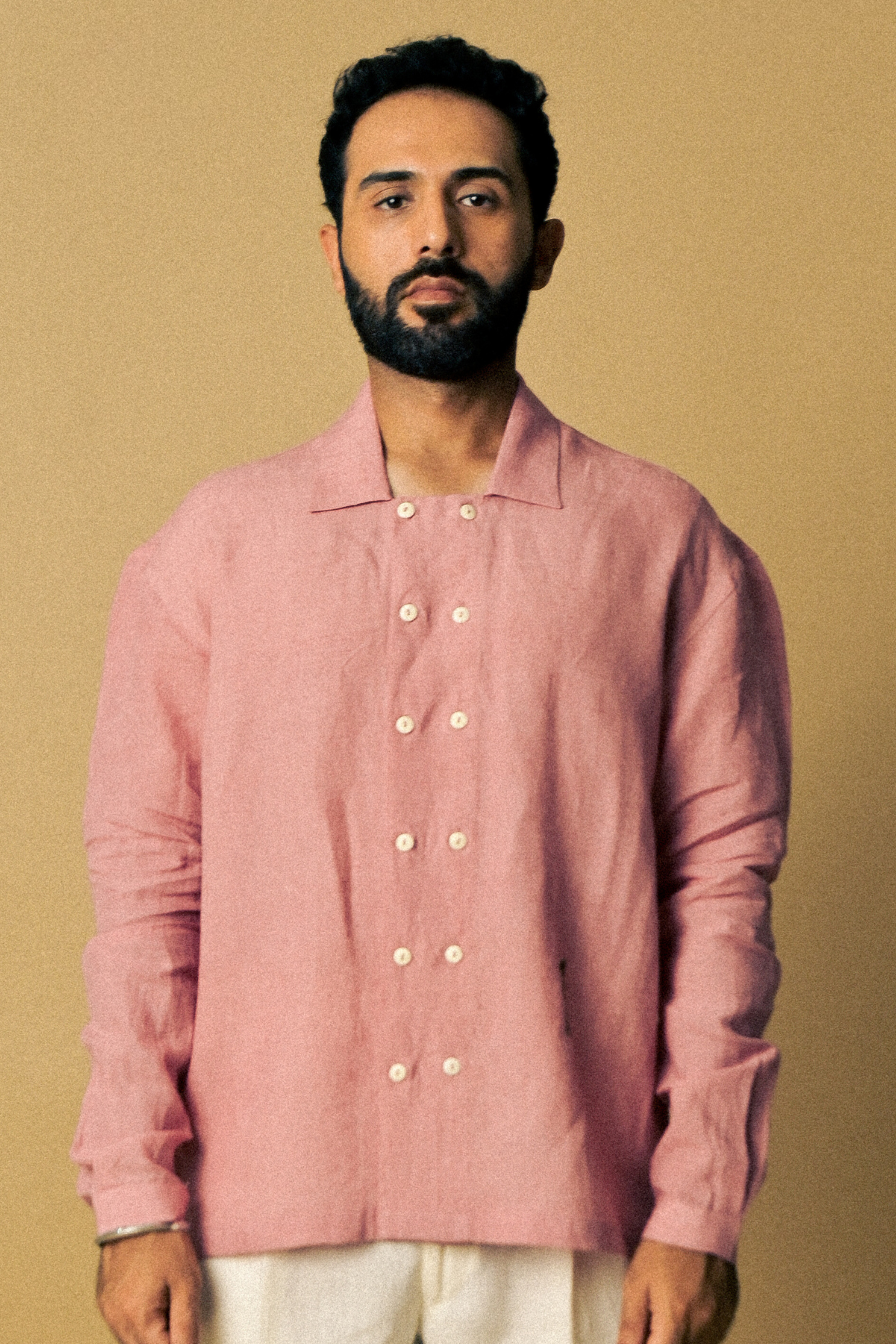 Eclipse Shirt In ‘Handloom Pink Linen’
