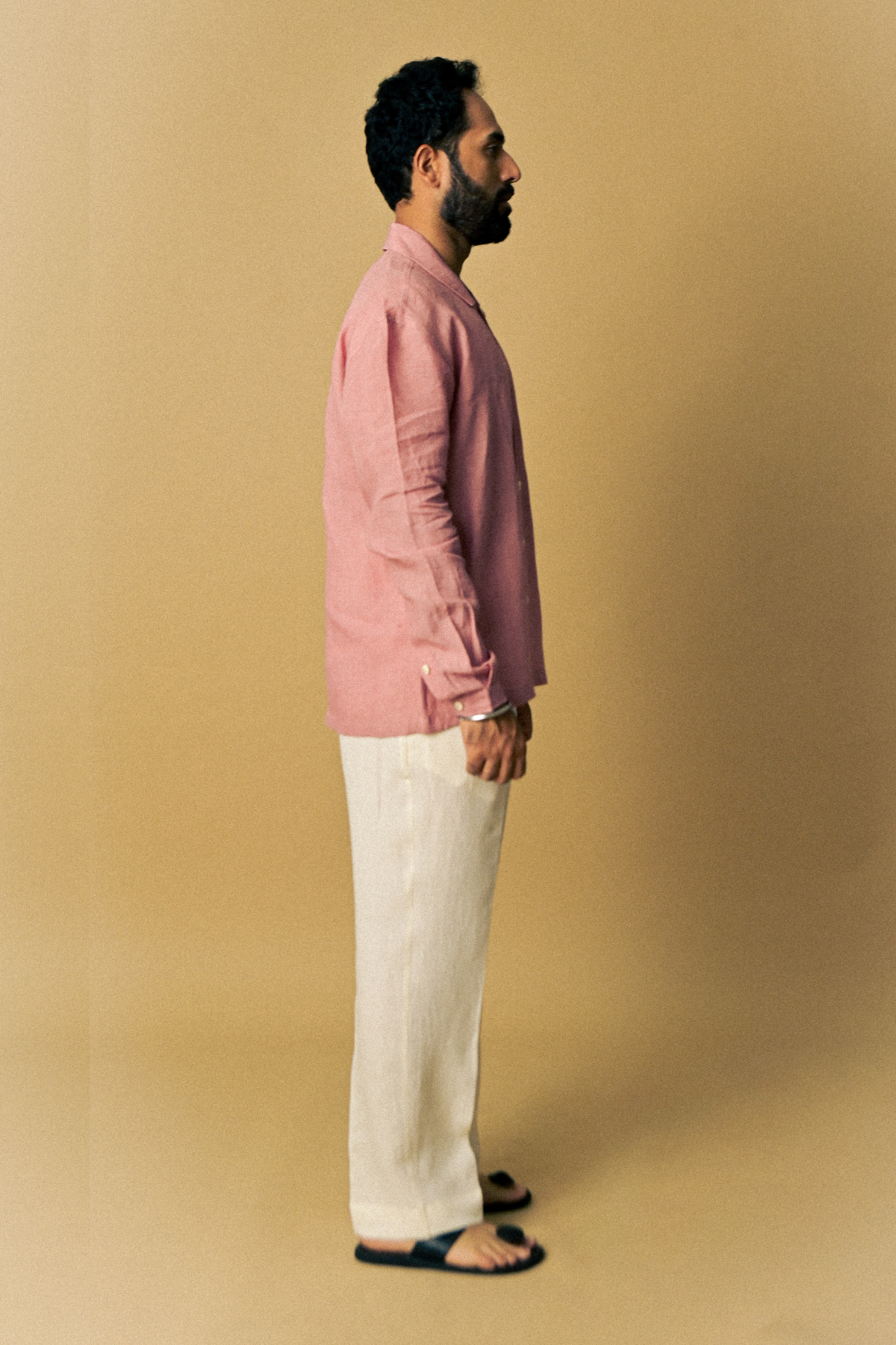 Eclipse Shirt In ‘Handloom Pink Linen’