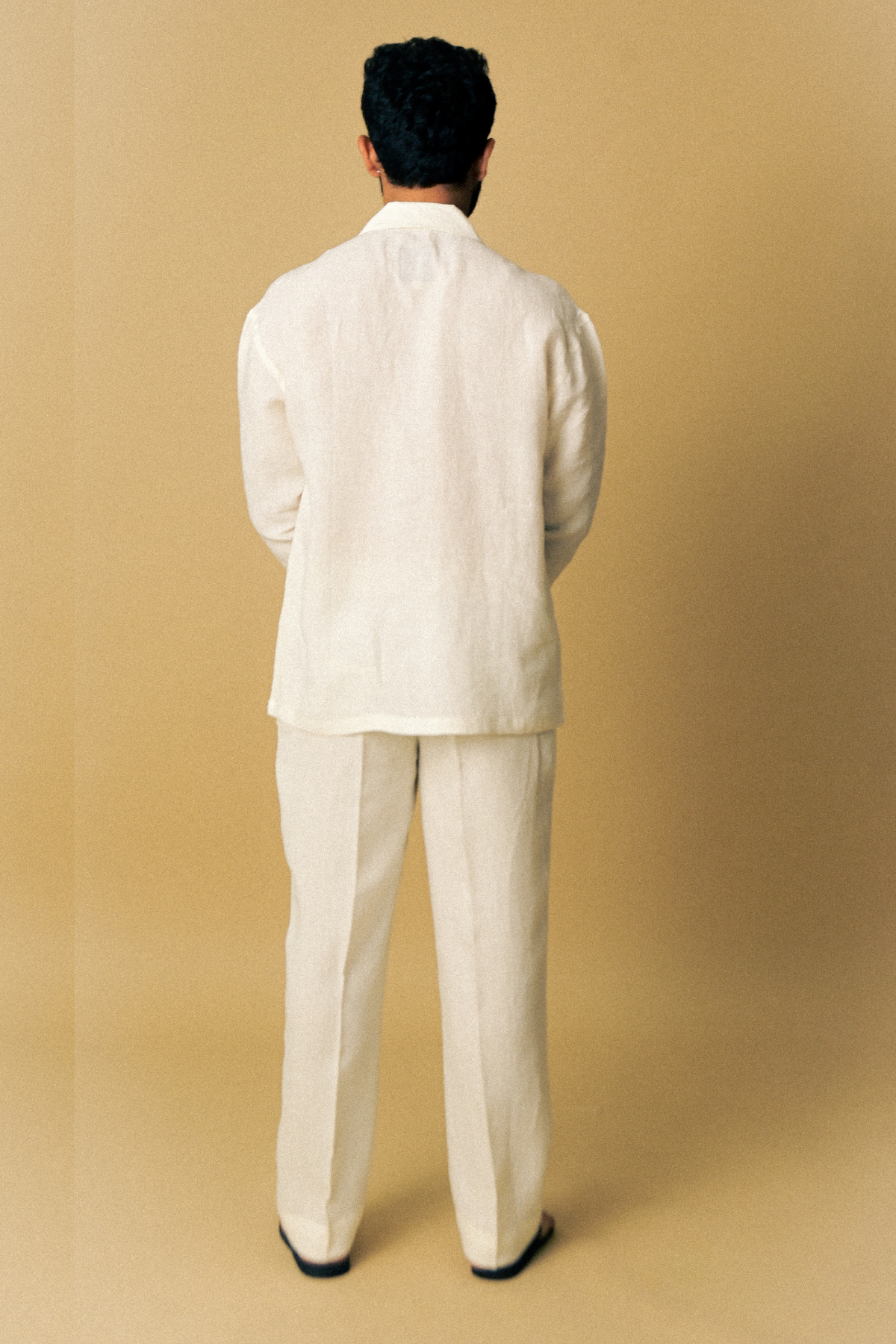 Eclipse Shirt In ‘Handloom White Linen’