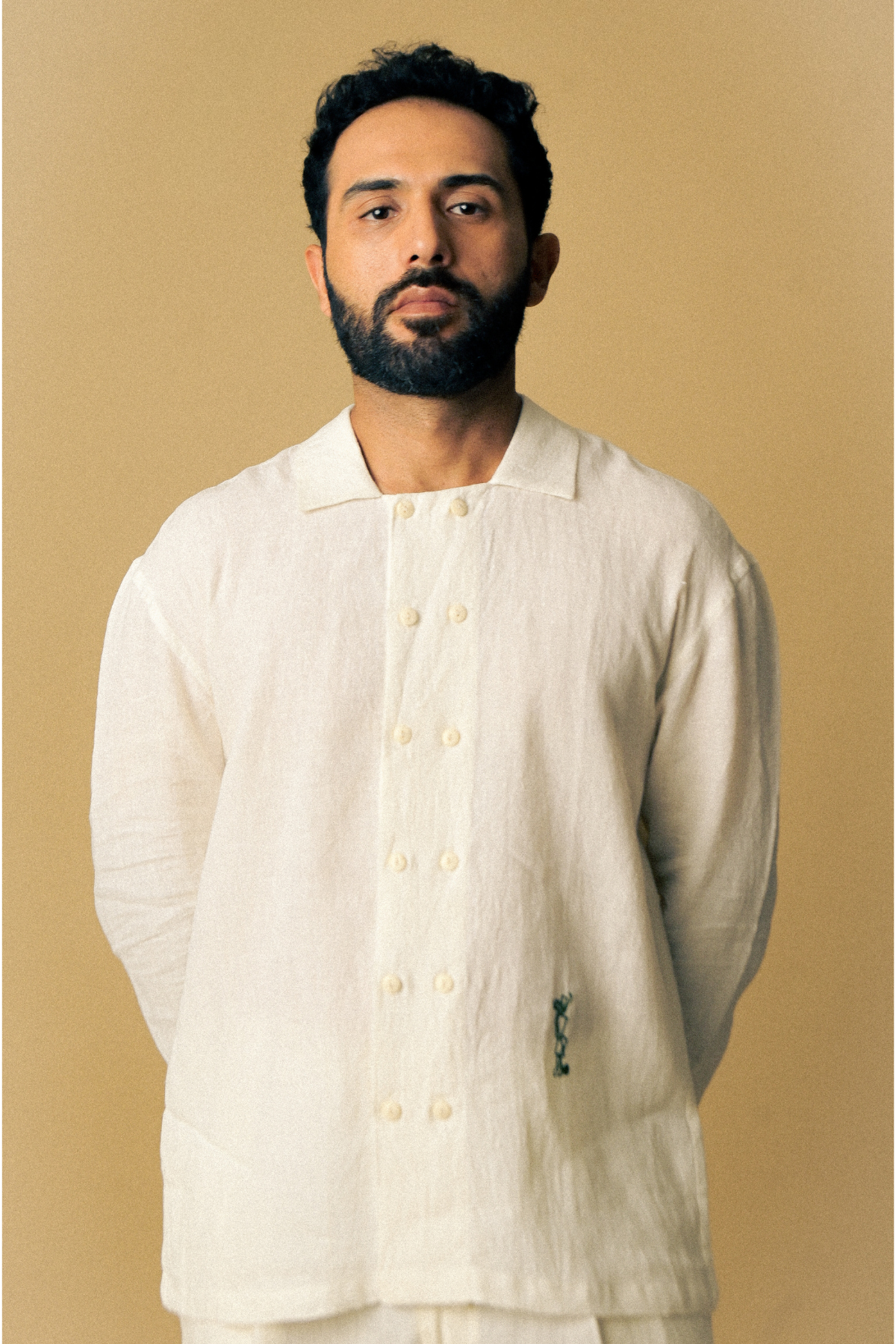 Eclipse Shirt In ‘Handloom White Linen’