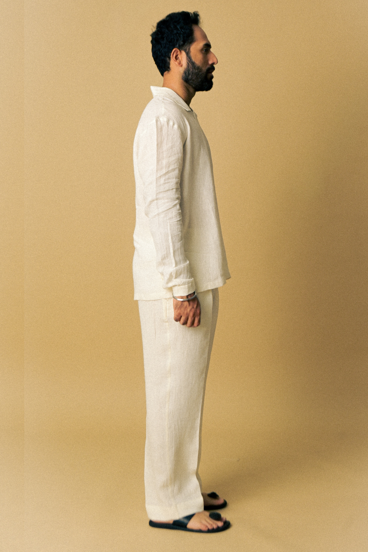 Eclipse Shirt In ‘Handloom White Linen’