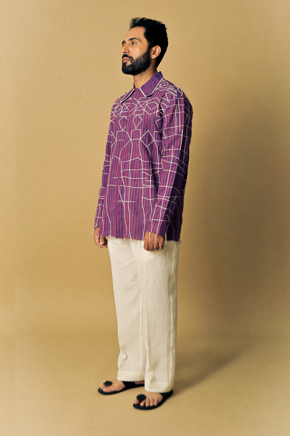 Meditation Shirt in ‘Handspun, Handloom Khadi Muslin'