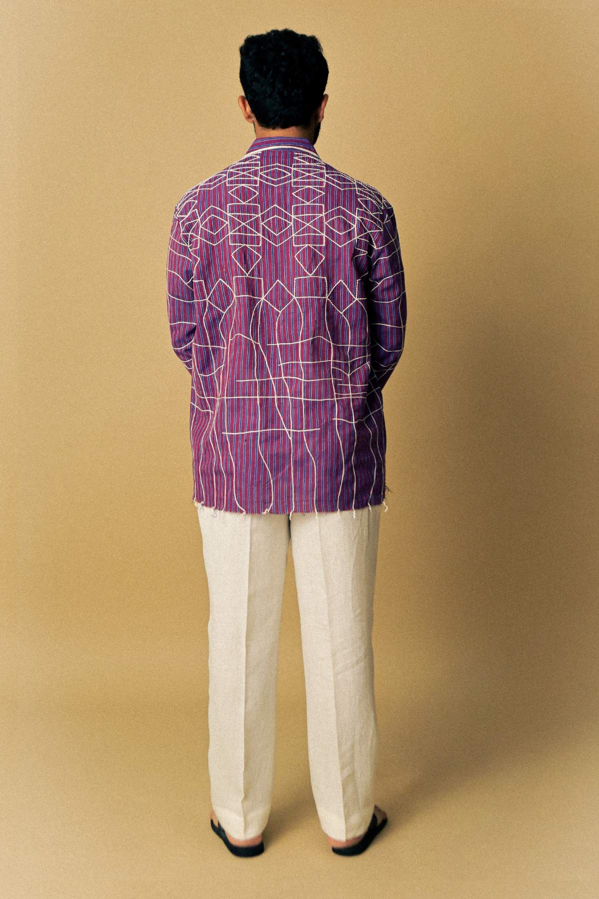 Meditation Shirt in ‘Handspun, Handloom Khadi Muslin'