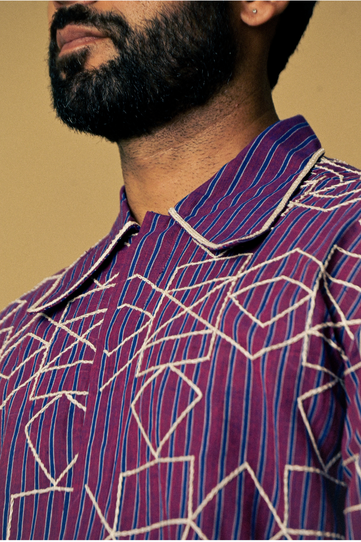 Meditation Shirt in ‘Handspun, Handloom Khadi Muslin'