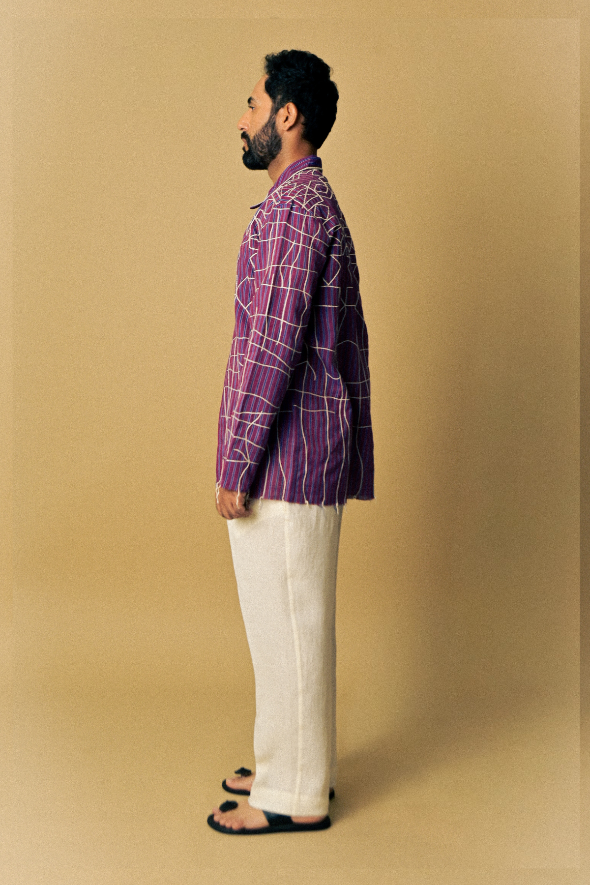 Meditation Shirt in ‘Handspun, Handloom Khadi Muslin'