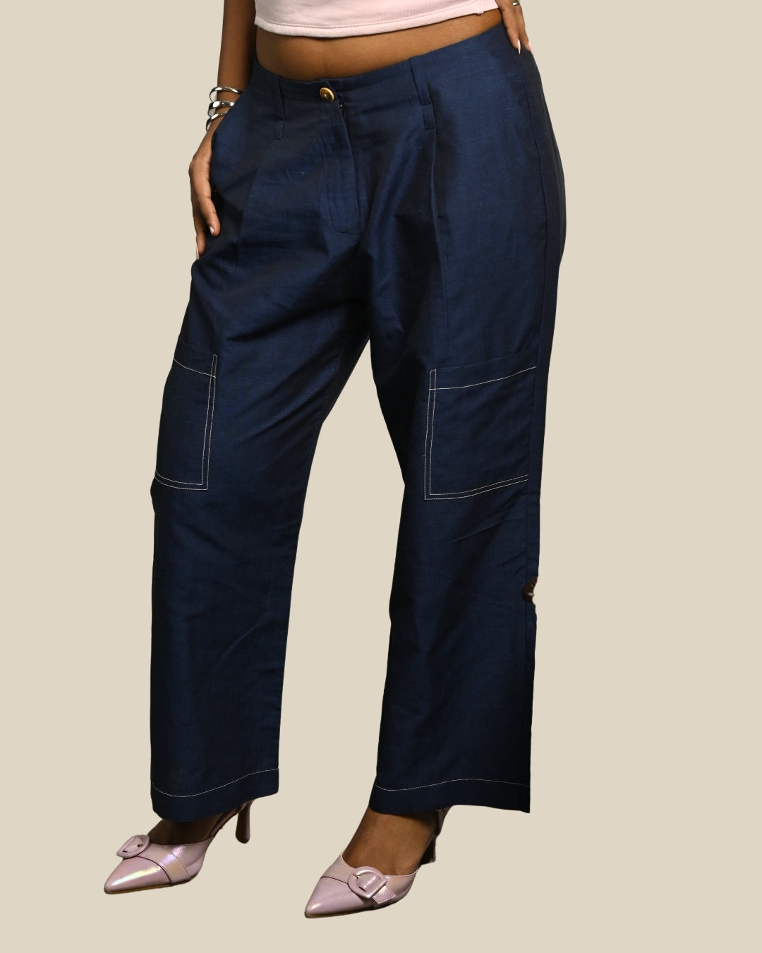 Trompe-l'œil Linen Co-Ord Set