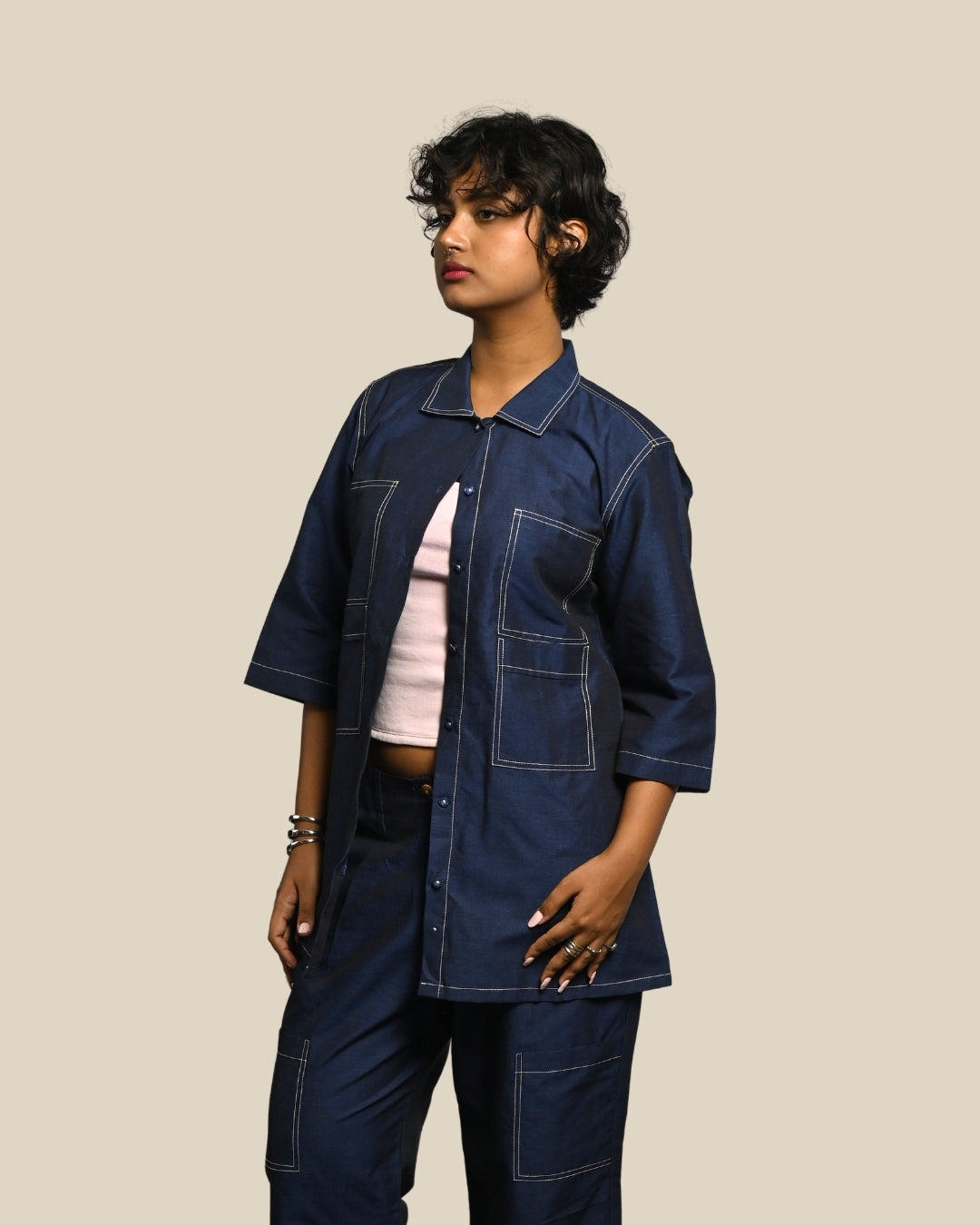 Trompe-l'œil Linen Co-Ord Set