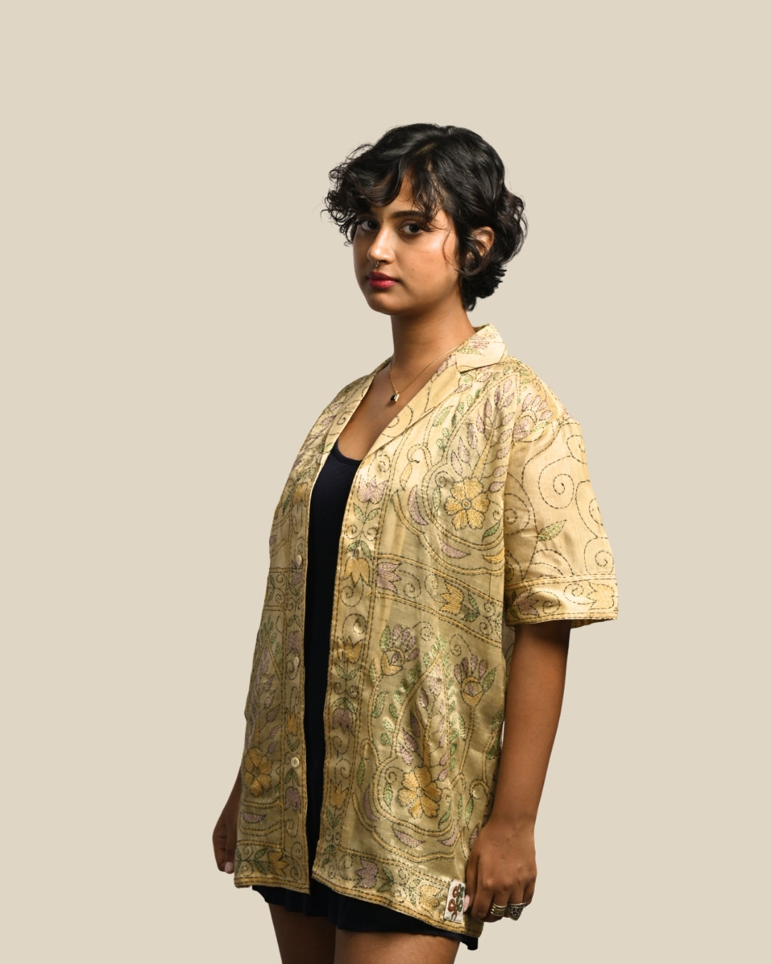 Kalam Shirt – 'Nakshi Kantha'
