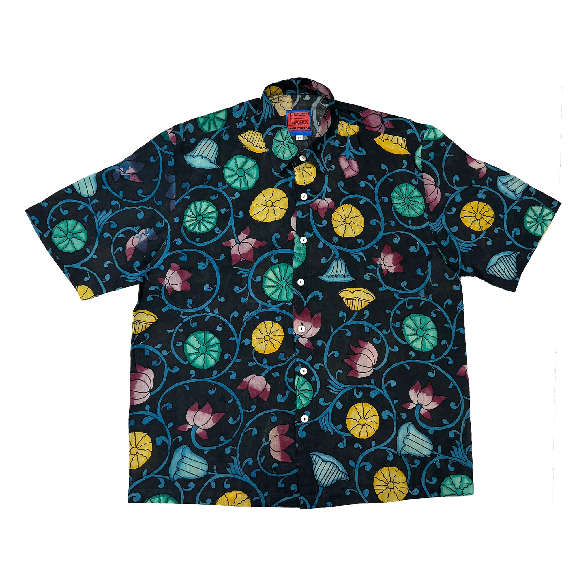 Daftar Shirt – Varanasi Midnight Hand-Painted 'Kalamkari'