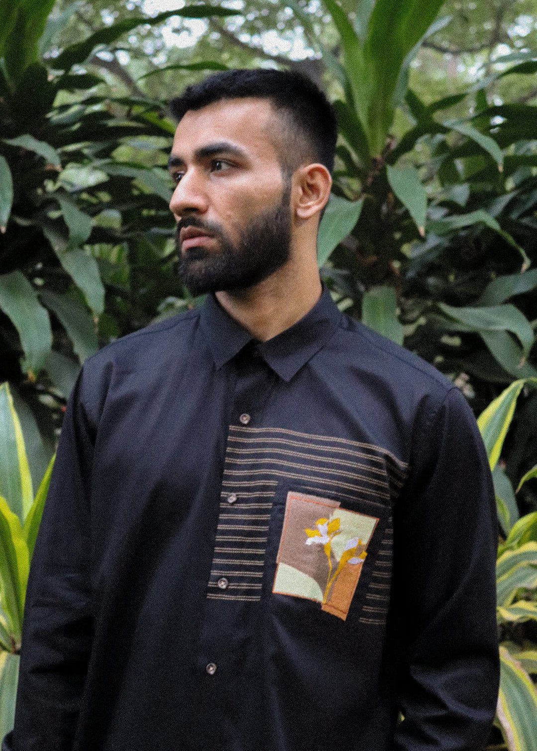 Paradiso Shirt – Cotton poplin, embroidered pockets, tailored fit.