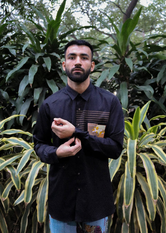 Paradiso Shirt – Cotton poplin, embroidered pockets, tailored fit.