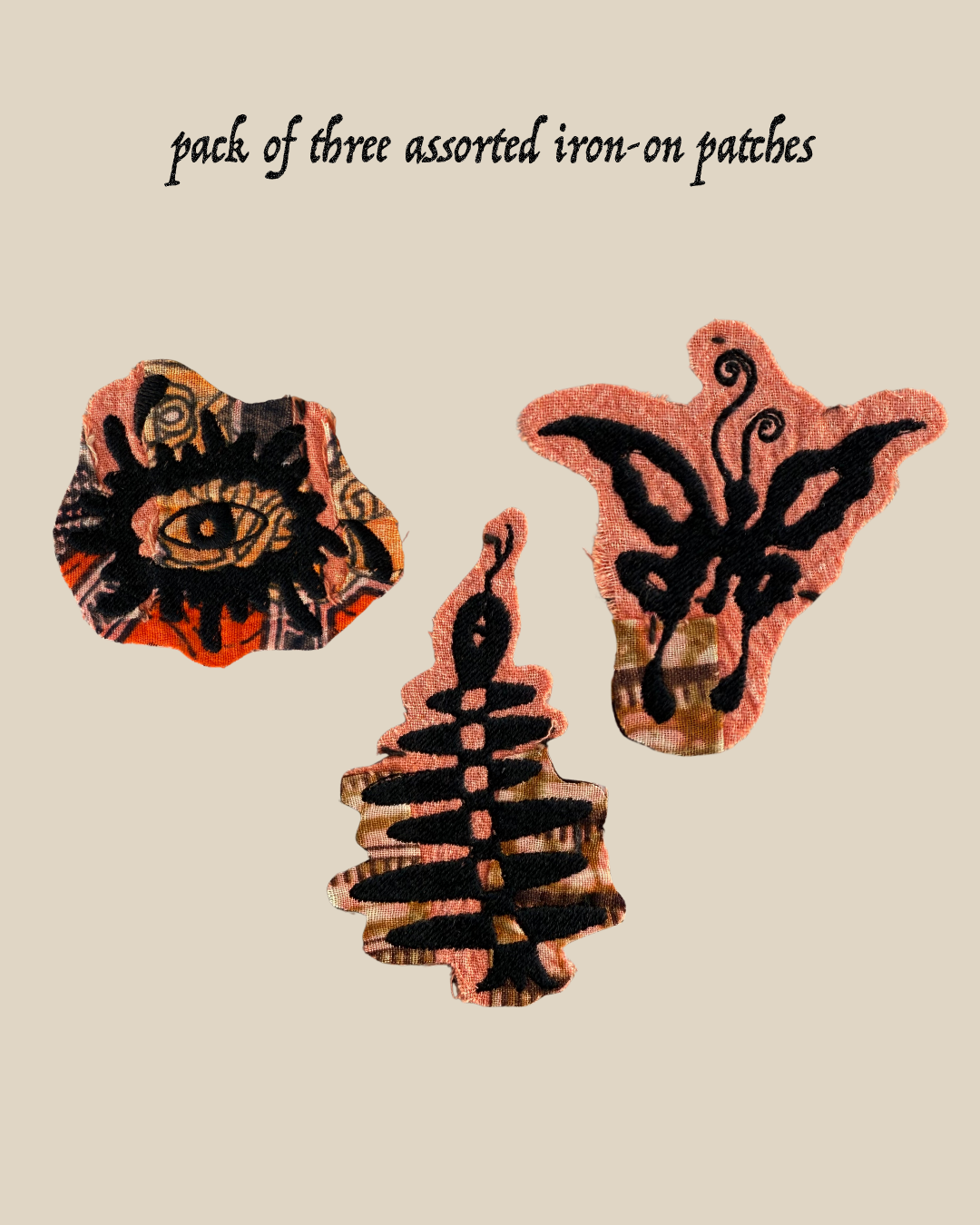 Iron-on patches: Paradise Tender x Acid Moons