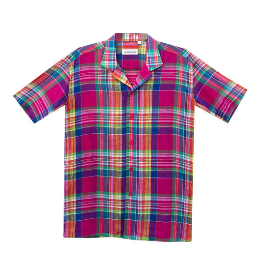 Mellow Scenes Shirt – Lightweight 100% linen, unisex, boxy fit.