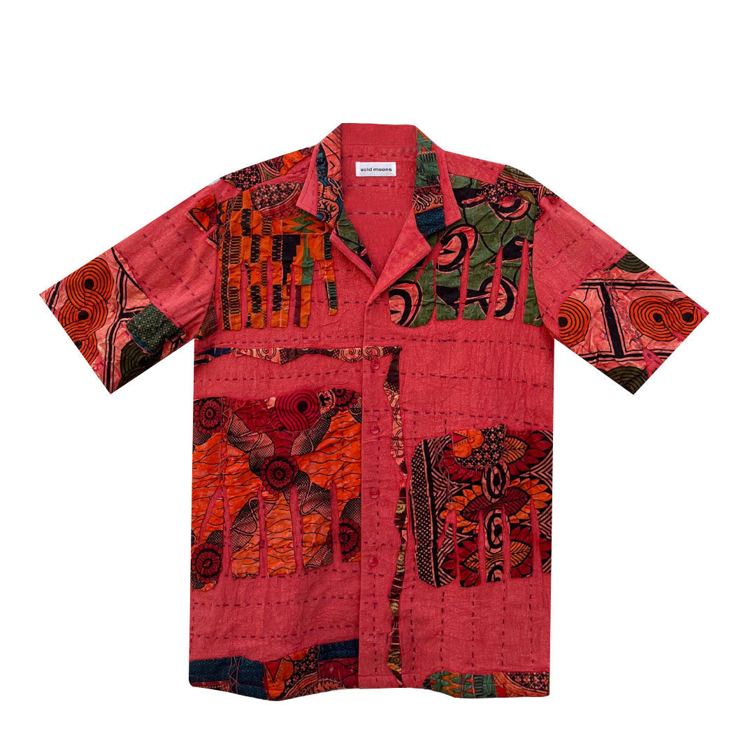 Taj Shirt – Tusker Shirt in 'Kantha Appliqué'