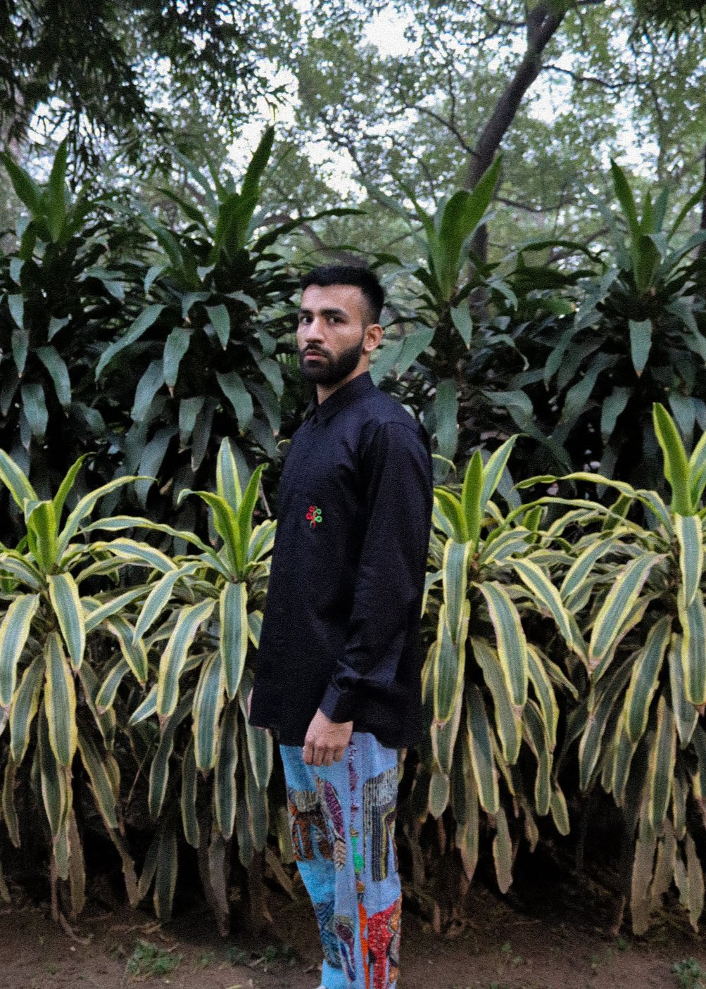 Sliver of Serpents Shirt – Cotton poplin, serpent logo, tailored fit.