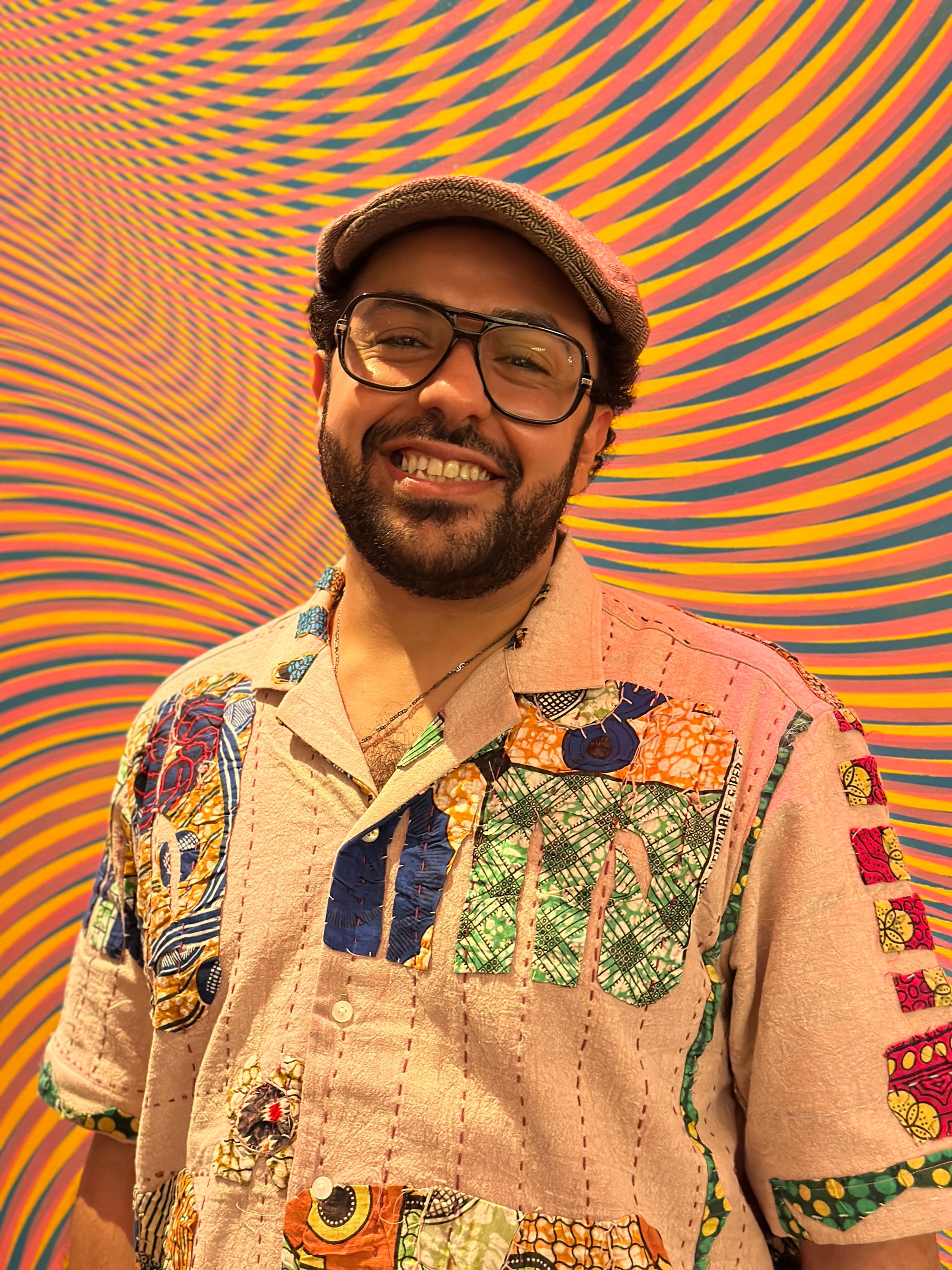Taj Shirt – Tusker Shirt in 'Kantha Appliqué'