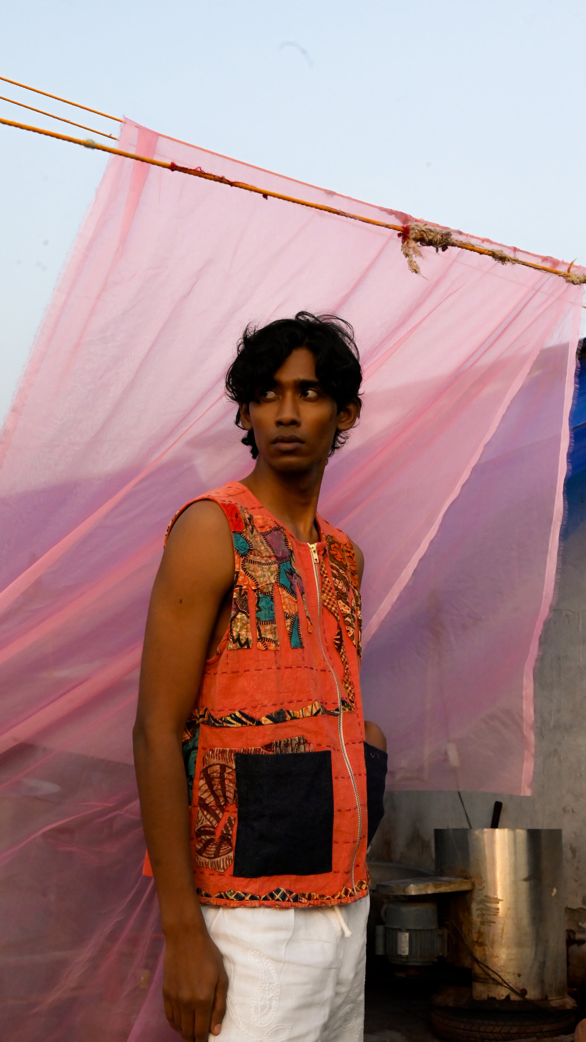 Forest Vest – Tusker in 'Kantha, Appliqué & Denim'
